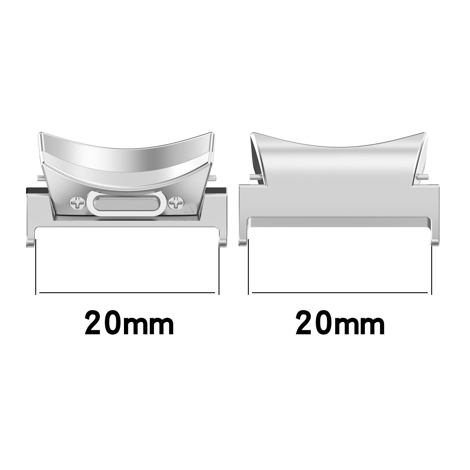 New Arrival Suitable For Samsung Connector Galaxy Watch4 5 6 Stainless steel Tip Adapter 20mm 22mm Accessory